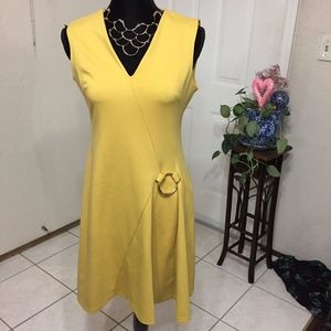 Calvin Klein V-Neck Sleeveless Dress (size 6).
